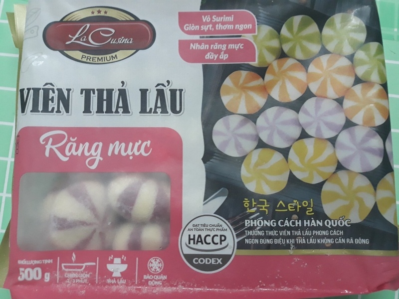 Bánh Bao Răng Mực / kg
